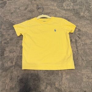 Polo by Ralph Lauren Bright Yellow Boys' Short Sleeve Tee with Blue Pony